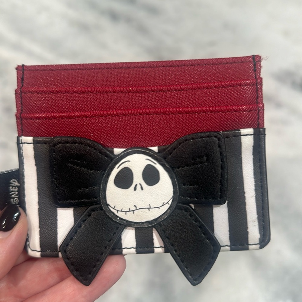 Loungefly Jackskellington card holder.